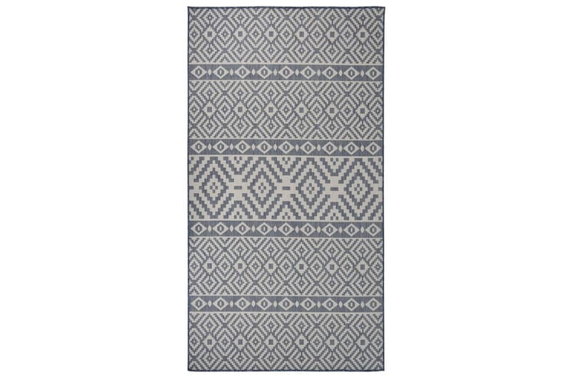 Ulkomatto Flatweave 80x150 cm siniset raidat - Sininen - Kodintekstiilit & matot - Matto - Ulkomatto