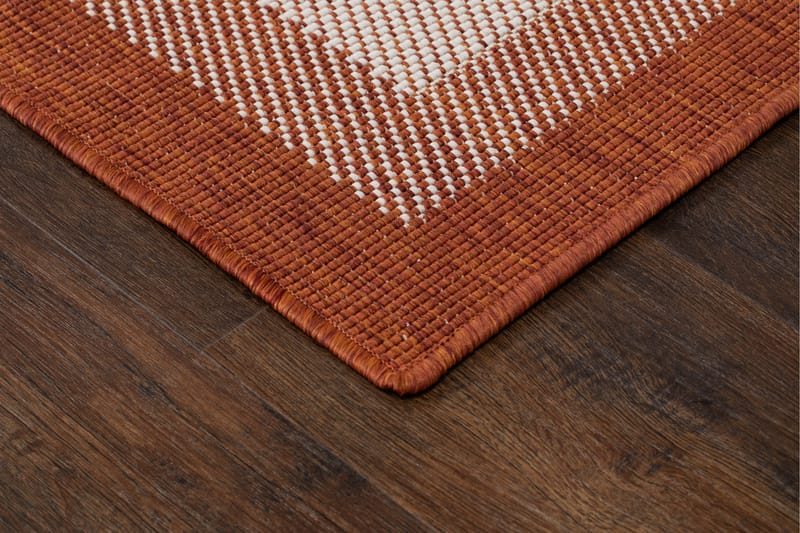 Ulkomatto Havanna Frame 160x230 cm Cayenne - Cayenne - Kodintekstiilit & matot - Matto - Ulkomatto