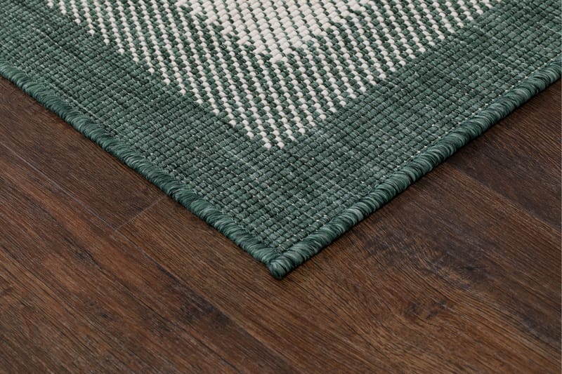 Ulkomatto Havanna Frame 160x230 cm Vihreä - Vihreä - Kodintekstiilit & matot - Matto - Ulkomatto