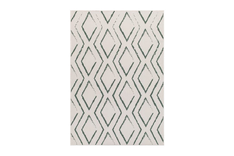 Ulkomatto Havanna Romb 160x230 cm Vihreä - Vihreä - Kodintekstiilit & matot - Matto - Ulkomatto