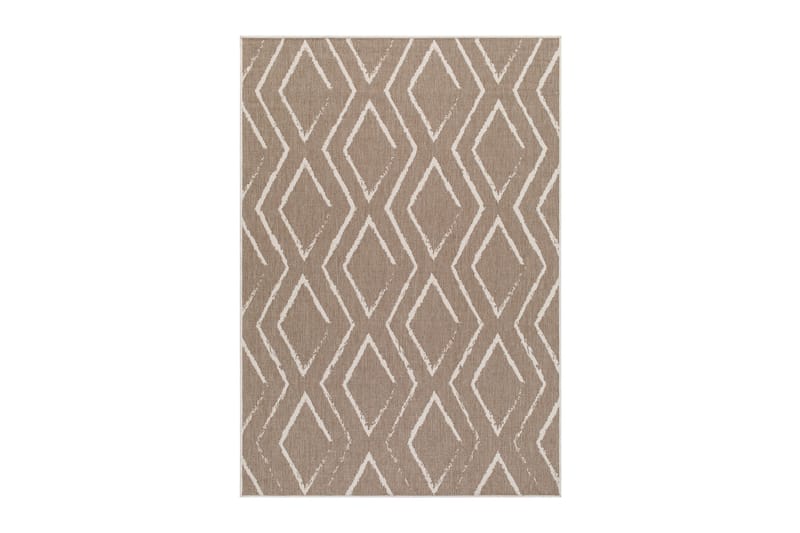 Ulkomatto Havanna Romb 160x230 cm Pellava - Pellavabeige - Kodintekstiilit & matot - Matto - Ulkomatto