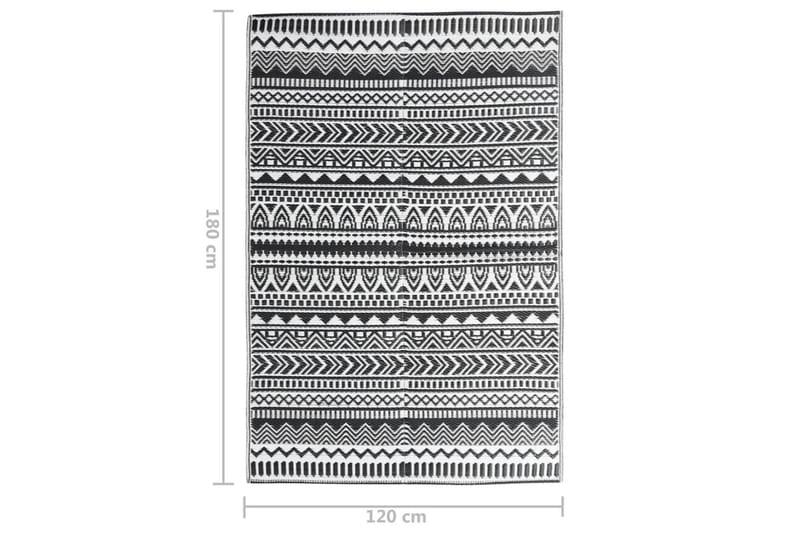 Ulkomatto musta 120x180 cm PP - Musta - Kodintekstiilit & matot - Matto - Ulkomatto