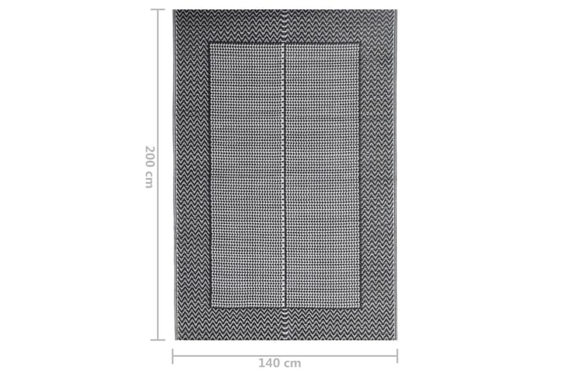 Ulkomatto musta 140x200 cm PP - Musta - Kodintekstiilit & matot - Matto - Ulkomatto