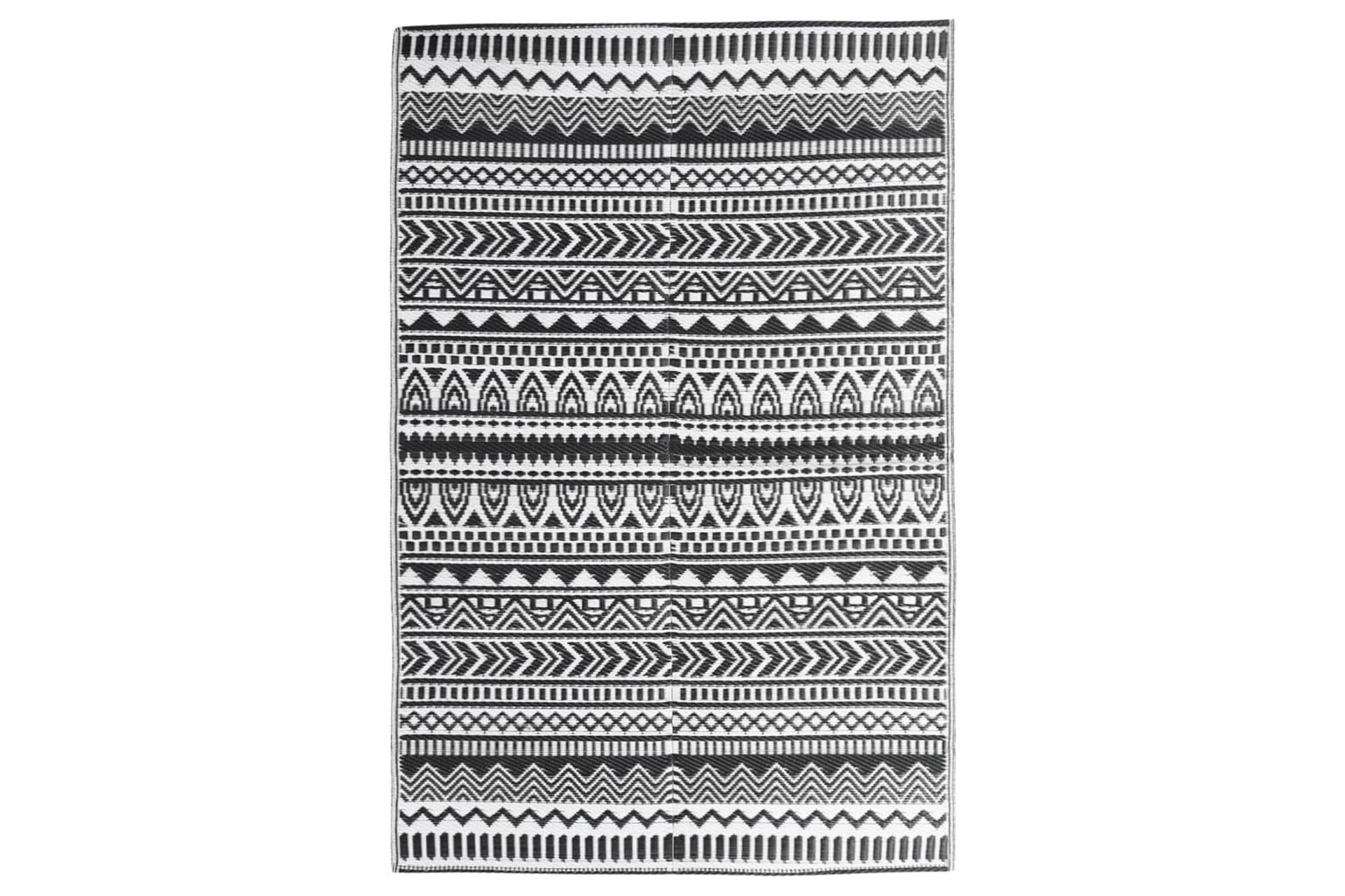 Ulkomatto musta 160x230 cm PP - Musta - Kodintekstiilit & matot - Matto - Ulkomatto