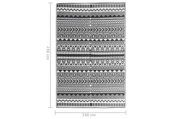 Ulkomatto musta 160x230 cm PP - Musta - Kodintekstiilit & matot - Matto - Ulkomatto