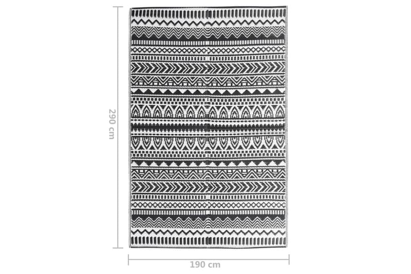 Ulkomatto musta 190x290 cm PP - Musta - Kodintekstiilit & matot - Matto - Ulkomatto