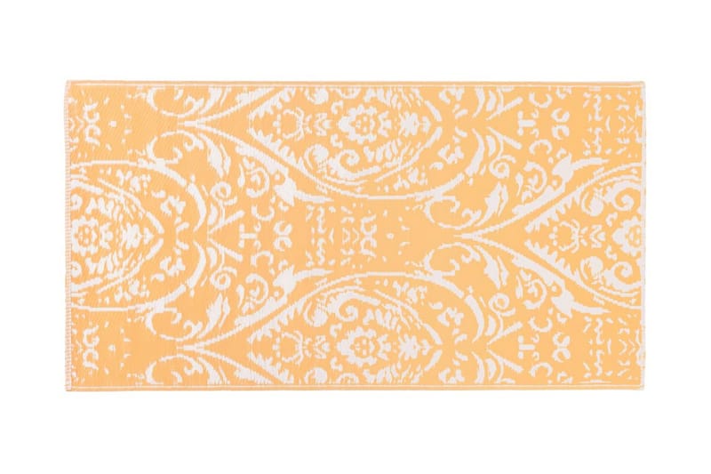 Ulkomatto oranssi ja valkoinen 120x180 cm PP - Kodintekstiilit & matot - Matto - Ulkomatto