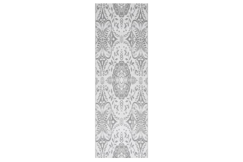 Ulkomatto vaaleanharmaa 80x250 cm PP - Harmaa - Kodintekstiilit & matot - Matto - Ulkomatto