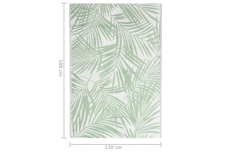 Ulkomatto vihreä 120x180 cm PP - Vihreä - Kodintekstiilit & matot - Matto - Ulkomatto