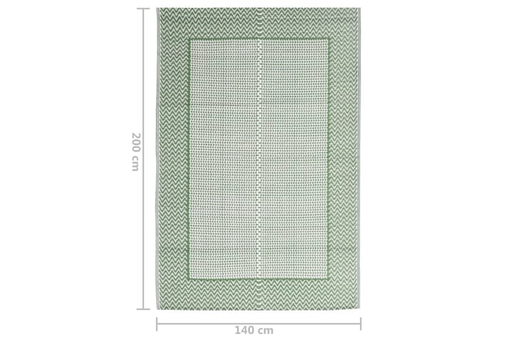 Ulkomatto vihreä 140x200 cm PP - Vihreä - Ulkomatto