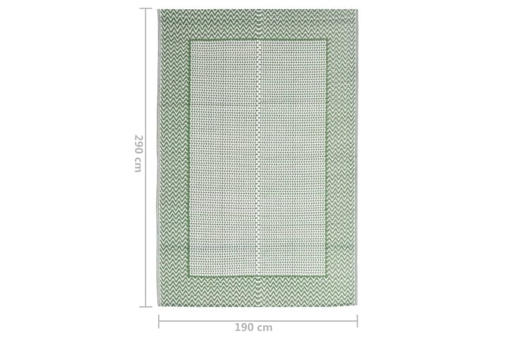 Ulkomatto vihreä 190x290 cm PP - Vihreä - Ulkomatto