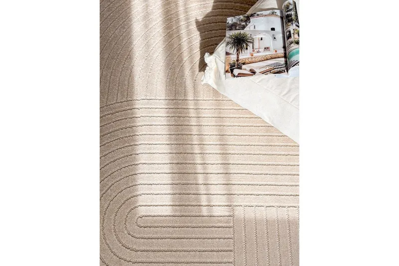 Utomhusmatta KM Home Linnebeige 160x230 cm - Kodintekstiilit & matot - Matto - Ulkomatto