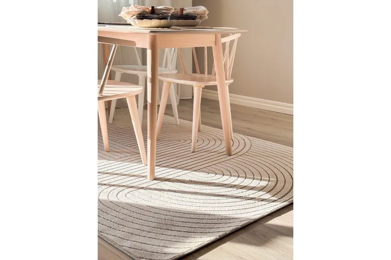 Utomhusmatta KM Home Linnebeige 160x230 cm - Kodintekstiilit & matot - Matto - Ulkomatto