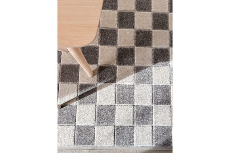 Wiltonmatto Hawaii Chess 200x200 cm, Harmaa - 200x200 cm, Harmaa - Kodintekstiilit & matot - Matto - Ulkomatto