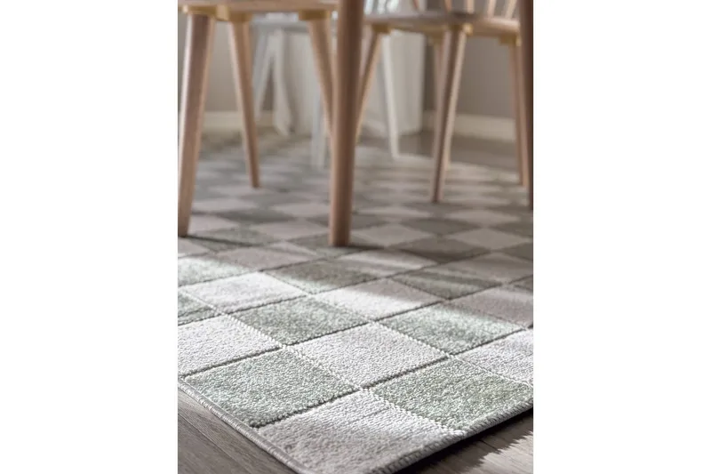 Wiltonmatto Hawaii Chess 200x200 cm, Vihreä - 200x200 cm, Vihreä - Kodintekstiilit & matot - Matto - Ulkomatto