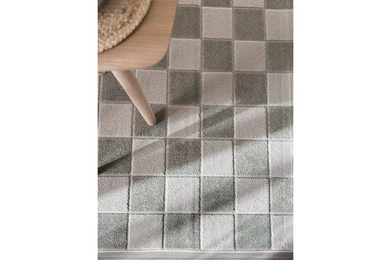 Wiltonmatto Hawaii Chess 200x290 cm, Vihreä - 200x290 cm, Vihreä - Kodintekstiilit & matot - Matto - Ulkomatto