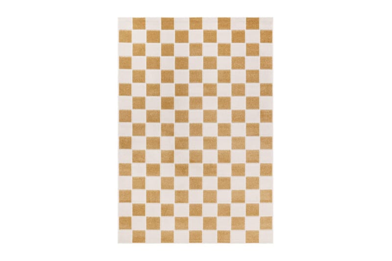 Wiltonmatto Hawaii Chess 240x340 cm, Keltainen - 240x340 cm, Keltainen - Kodintekstiilit & matot - Matto - Ulkomatto