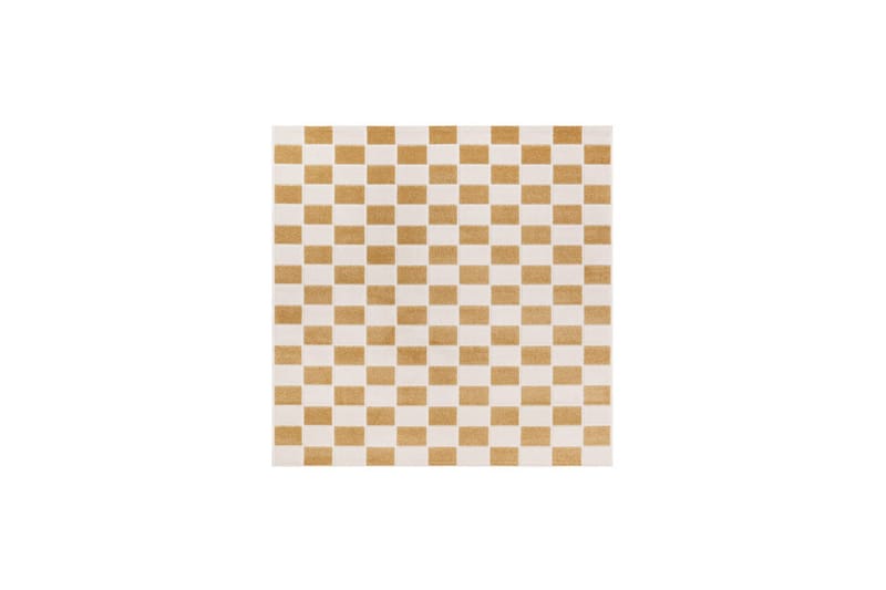 Wiltonmatto Hawaii Chess 280x280 cm, Keltainen - 280x280 cm, Keltainen - Kodintekstiilit & matot - Matto - Ulkomatto