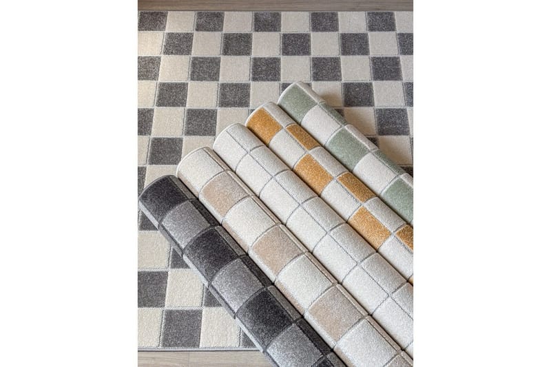 Wiltonmatto Hawaii Chess 280x280 cm, Kerma, Kermanvärinen - 280x280 cm, Kerma, Kermanvärinen - Kodintekstiilit & matot - Matto - Ulkomatto