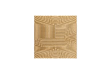 Wiltonmatto Hawaii Muoto 200x200 cm, Keltainen