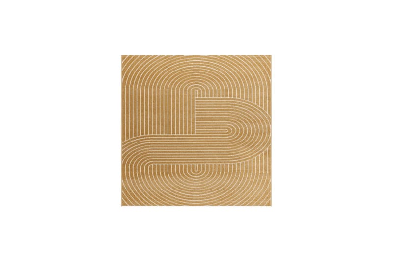 Wiltonmatto Hawaii Muoto 200x200 cm, Keltainen - 200x200 cm, Keltainen - Kodintekstiilit & matot - Matto - Ulkomatto