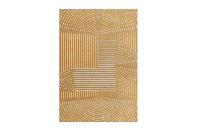 Wiltonmatto Hawaii Muoto 200x290 cm, Keltainen - 200x290 cm, Keltainen - Kodintekstiilit & matot - Matto - Ulkomatto