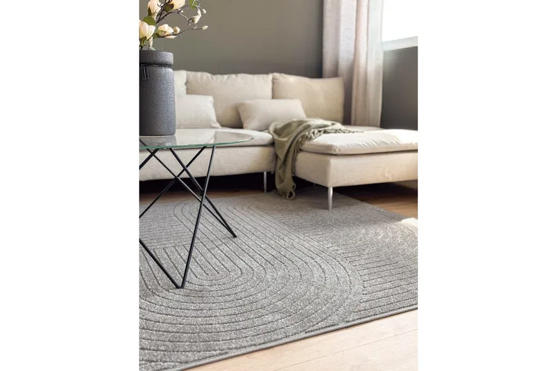 Wiltonmatto Hawaii Muoto 240x340 cm, Harmaa - 240x340 cm, Harmaa - Kodintekstiilit & matot - Matto - Ulkomatto