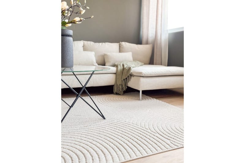 Wiltonmatto Hawaii Trend 160x230 cm, Kerma, Kermanvärinen - 160x230 cm, Kerma, Kermanvärinen - Kodintekstiilit & matot - Matto - Ulkomatto