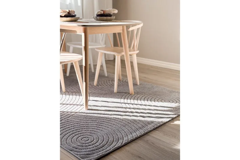 Wiltonmatto Hawaii Trend 200x200 cm, Harmaa - 200x200 cm, Harmaa - Kodintekstiilit & matot - Matto - Ulkomatto