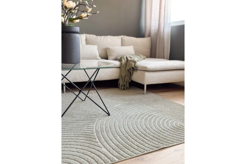 Wiltonmatto Hawaii Trend 200x200 cm, Vihreä - 200x200 cm, Vihreä - Kodintekstiilit & matot - Matto - Ulkomatto