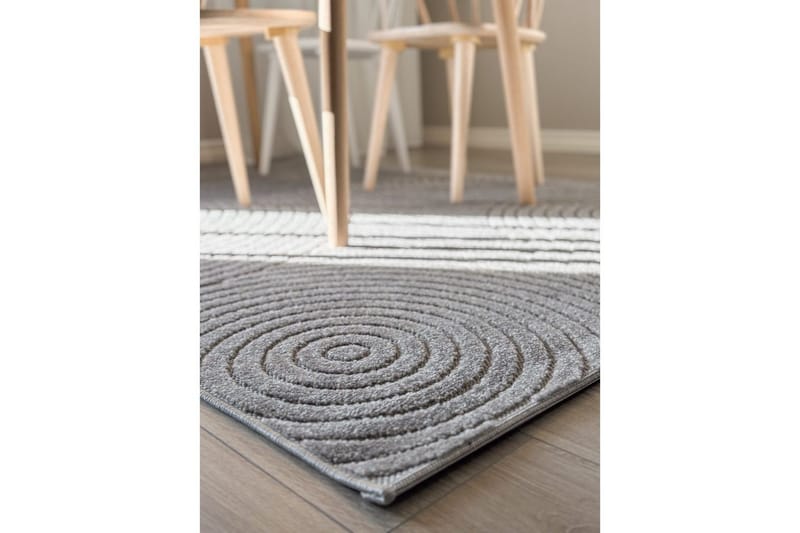 Wiltonmatto Hawaii Trend 240x240 cm, Harmaa - 240x240 cm, Harmaa - Kodintekstiilit & matot - Matto - Ulkomatto