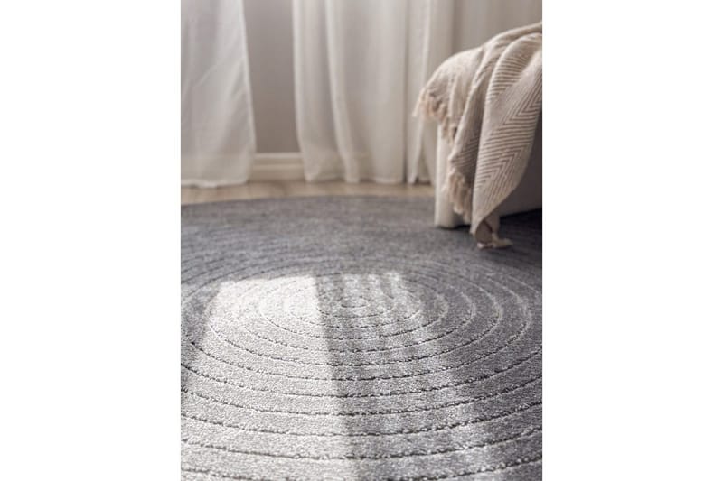 Wiltonmatto Hawaii Ympyrä 200x200 cm, Grafiitti - 200x200 cm, Grafiitti - Kodintekstiilit & matot - Matto - Ulkomatto