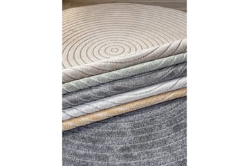 Wiltonmatto Hawaii Ympyrä 200x200 cm, Keltainen - 200x200 cm, Keltainen - Kodintekstiilit & matot - Matto - Pyöreät matot
