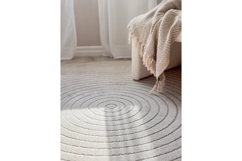 Wiltonmatto Hawaii Ympyrä 200x200 cm, Pellava - 200x200 cm, Pellava - Kodintekstiilit & matot - Matto - Ulkomatto