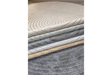 Wiltonmatto Hawaii Ympyrä 240x240 cm, Harmaa - 240x240 cm, Harmaa - Kodintekstiilit & matot - Matto - Pyöreät matot