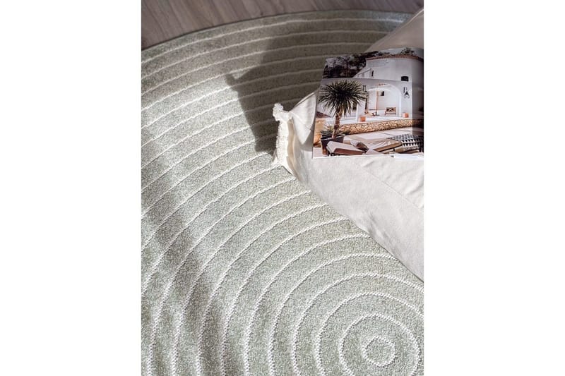 Wiltonmatto Hawaii Ympyrä 240x240 cm, Vihreä - 240x240 cm, Vihreä - Kodintekstiilit & matot - Matto - Ulkomatto