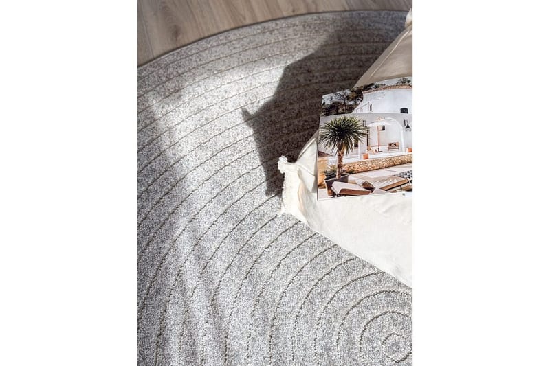 Wiltonmatto Hawaii Ympyrä 280x280 cm, Harmaa - 280x280 cm, Harmaa - Kodintekstiilit & matot - Matto - Pyöreät matot