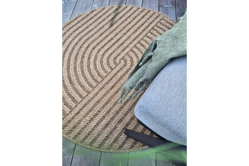 Wiltonmatto Natural Classic 160x160 cm - 160x160 cm - Kodintekstiilit & matot - Matto - Pyöreät matot