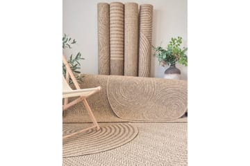 Wiltonmatto Natural Classic 200x200 cm - 200x200 cm - Kodintekstiilit & matot - Matto - Pyöreät matot