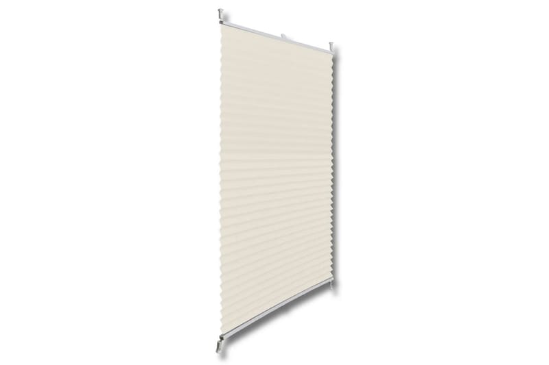 Plisse Kaihdin 80x100cm Kermanvärinen - Kerma - Kodintekstiilit & matot - Verhot