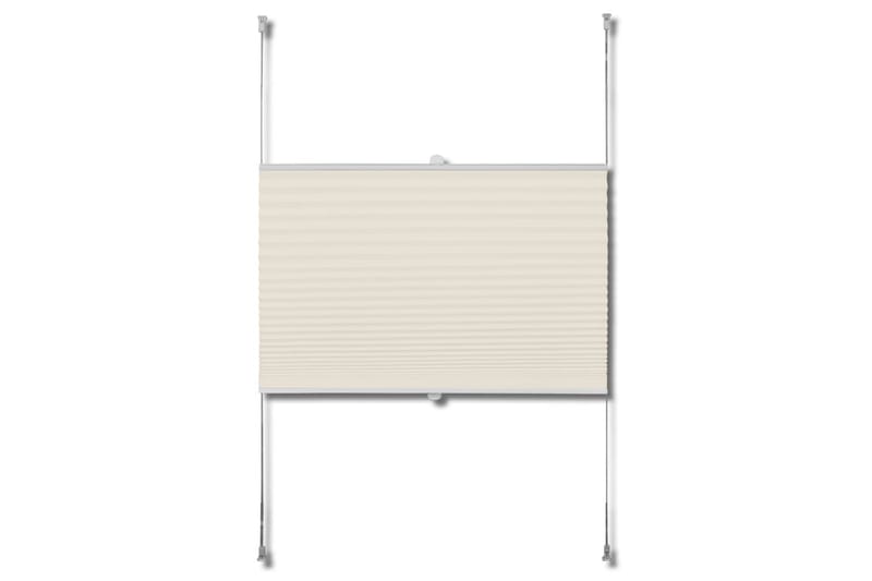 Plisse Kaihdin 90x200cm Kermanvärinen - Kerma - Kodintekstiilit & matot - Verhot