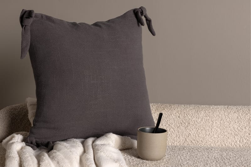 Nora Tyynynpäällinen - Tummanharmaa - Kodintekstiilit & matot - Tyyny & torkkupeitto - Tyynynpäälliset