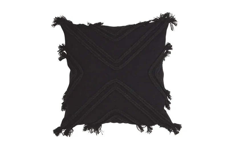 Rope tyynynpäällinen 48x48 cm, Musta