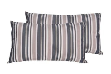Barrie Ulkotyyny 42x60 cm - Ruskea/Sininen/Beige - Kodintekstiilit & matot - Tyyny & torkkupeitto - Ulkotyyny