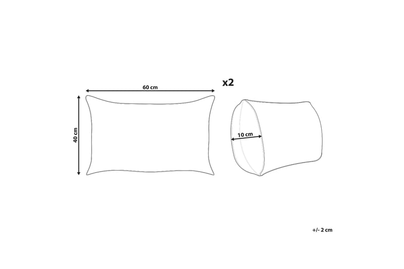 Benedetta Ulkotyyny 42x60 cm - Sininen - Kodintekstiilit & matot - Tyyny & torkkupeitto - Ulkotyyny