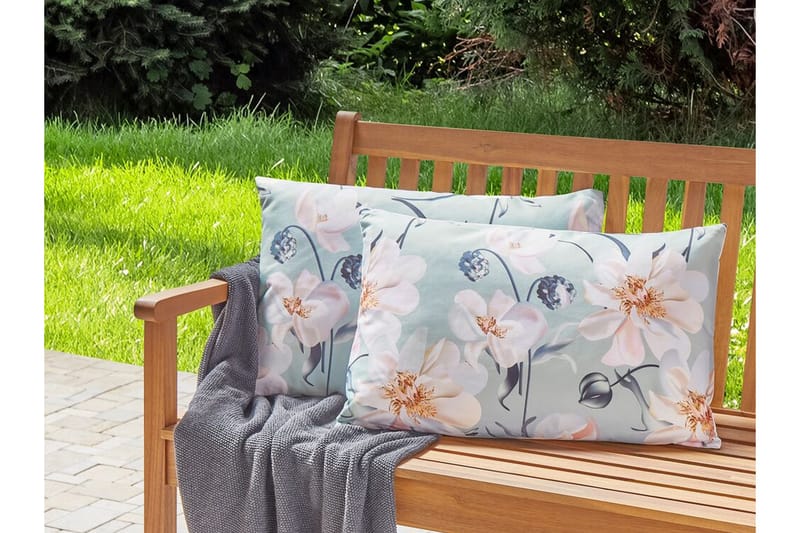 Benedetta Ulkotyyny 42x60 cm - Sininen - Kodintekstiilit & matot - Tyyny & torkkupeitto - Ulkotyyny