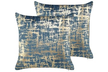 Beneton Ulkotyyny 45x45 cm - Sininen/Kulta - Kodintekstiilit & matot - Tyyny & torkkupeitto - Ulkotyyny