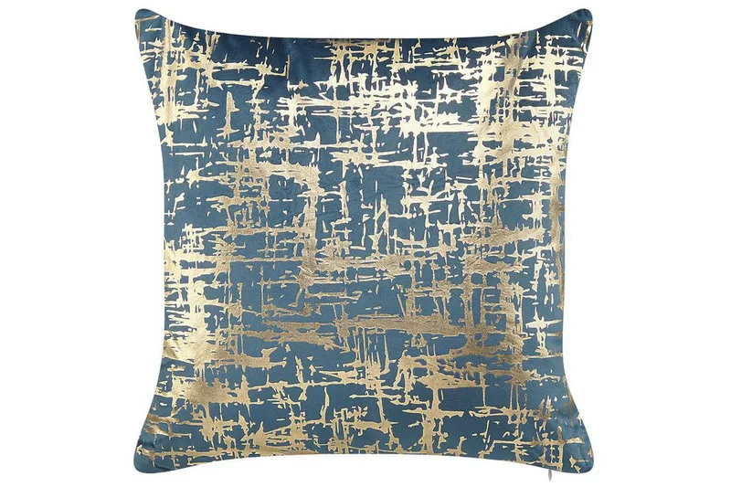 Beneton Ulkotyyny 45x45 cm, Sininen/Kulta