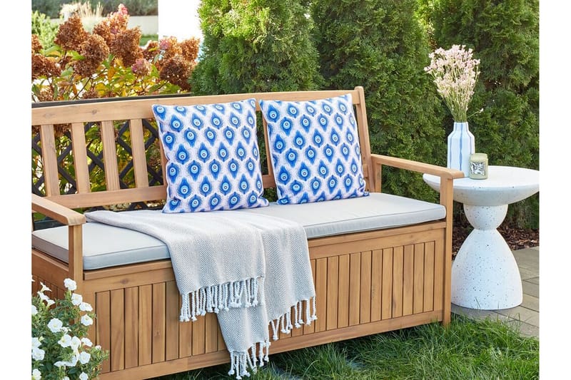 Didsbury Ulkotyyny 45x45 cm - Sininen/Vaaleanpunainen - Kodintekstiilit & matot - Tyyny & torkkupeitto - Ulkotyyny