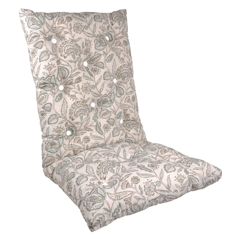 Istuin- ja selkätyyny ulkokäyttöön Flock Korkea, Viininvihreä